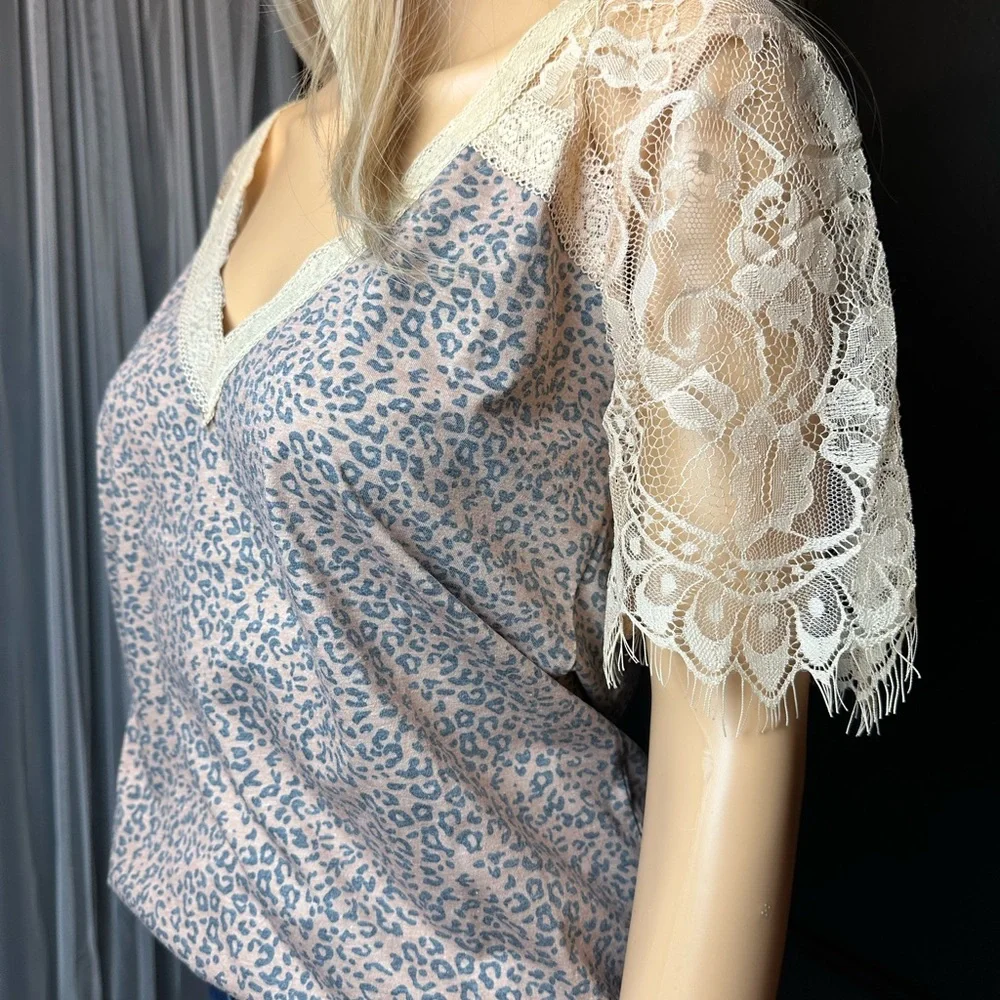 NWT POL leopard print shirt - Picture 3 of 6
